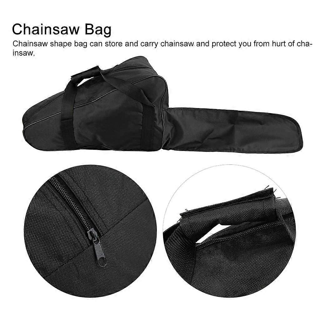17" Chainsaw Bag for Case Carrying for Case Portable Storage Bag Fit for Chainsaw Storage Bag Black Chainsaw Storage Bag