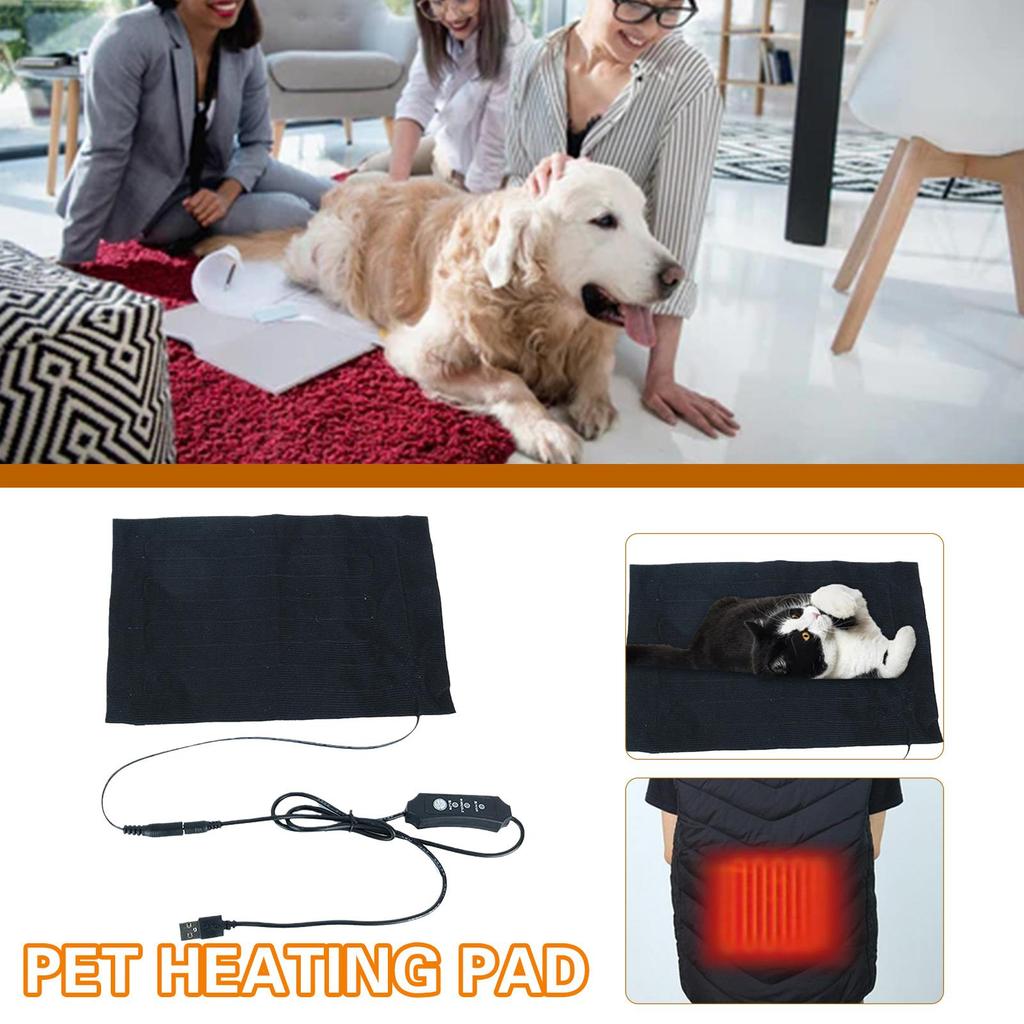 USB 3 Level Electric Heating Pad Pet Dog Cat Bed Warmer Winter Electric Mat 5V Heater Pad 2A Of M5Q2