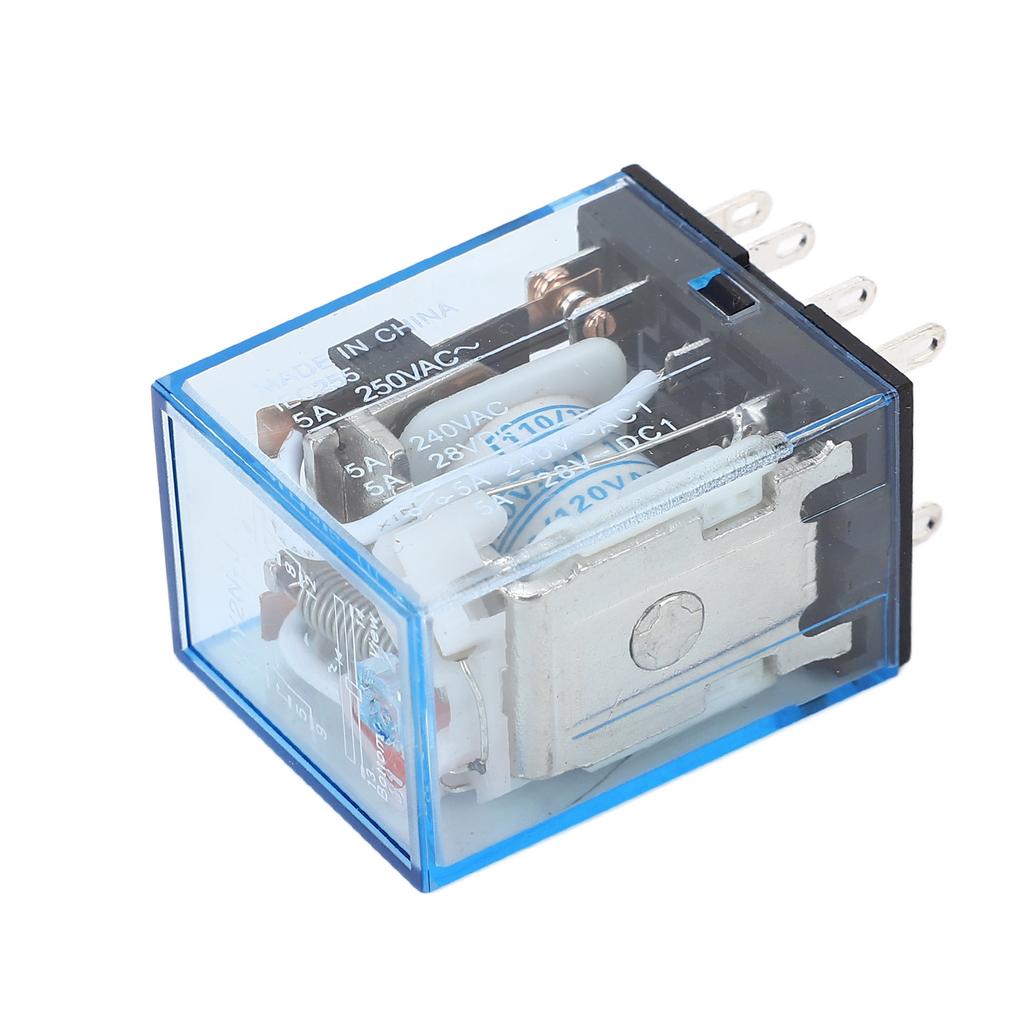 Миниатюрное промежуточное реле, 10 шт., 8 контактов, 2 открытия, 2 закрытия, силовое реле катушки для связи 110 В