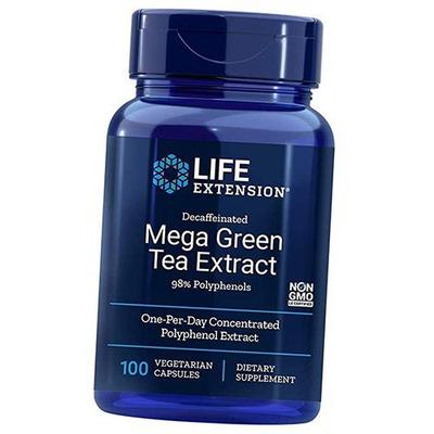 Зеленый чай экстракт, Decaffeinated Mega Green Tea Extract, 100вегкапс (71346020)