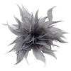 Cloth Feather Flower Brooch Decorative Clothing Pin Suit Lapel Shawl Scarf Badge Women Wedding Party Accessories