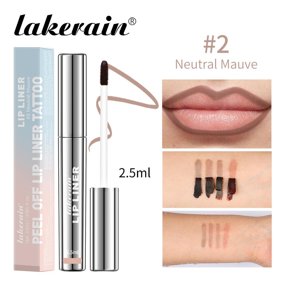 Водостойкий карандаш для губ Peel Off Tattoo Lipgloss Водостойкий долговечный матовый оттенок для губ Brown Contour Tear-off Lipstain Cosmetic
