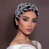 Роскошные повязки для укладки волос, украшения для волос, стразы, хрустальный лист, диадемы невесты, головной убор, свадебные аксессуары для волос