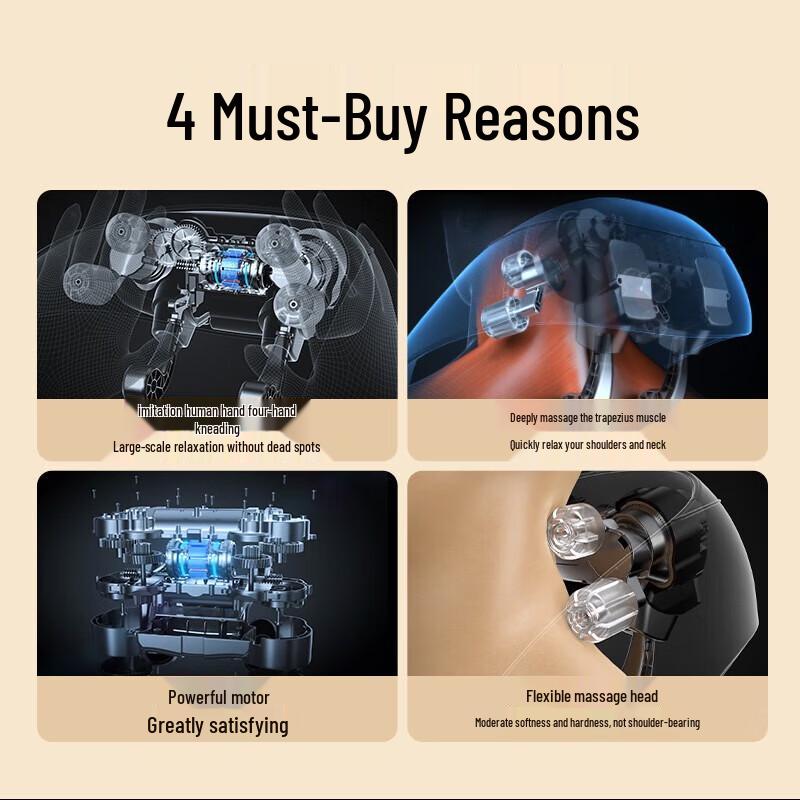 SKG H5 Series 1 Premium Neck and Shoulder Massager CN plug (adapter included)