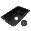 RV 304 Stainless Sink Kitchen Rectangular Hand Wash Basin Sink with 40mm Sewer Outlet for Boat