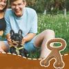 Bone Shape Puppy Molar Toys Creative Nylon Dog Bone Dog Chew Stick  Relieve Boredom