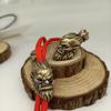 Ручной работы Warcraft Орк Медный EDC: Нож, Фонарик, Брелок-подвеска в ретро-китайском стиле