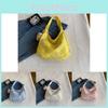 Stylish Large Capacity Summer Tote Bag For Women With Trendy Striped Design In Blue White Pink Yellow