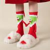 New Year Gifts Christmas Magnetic Stocking With Hands Cartoon Xmas Socks  Streetwear