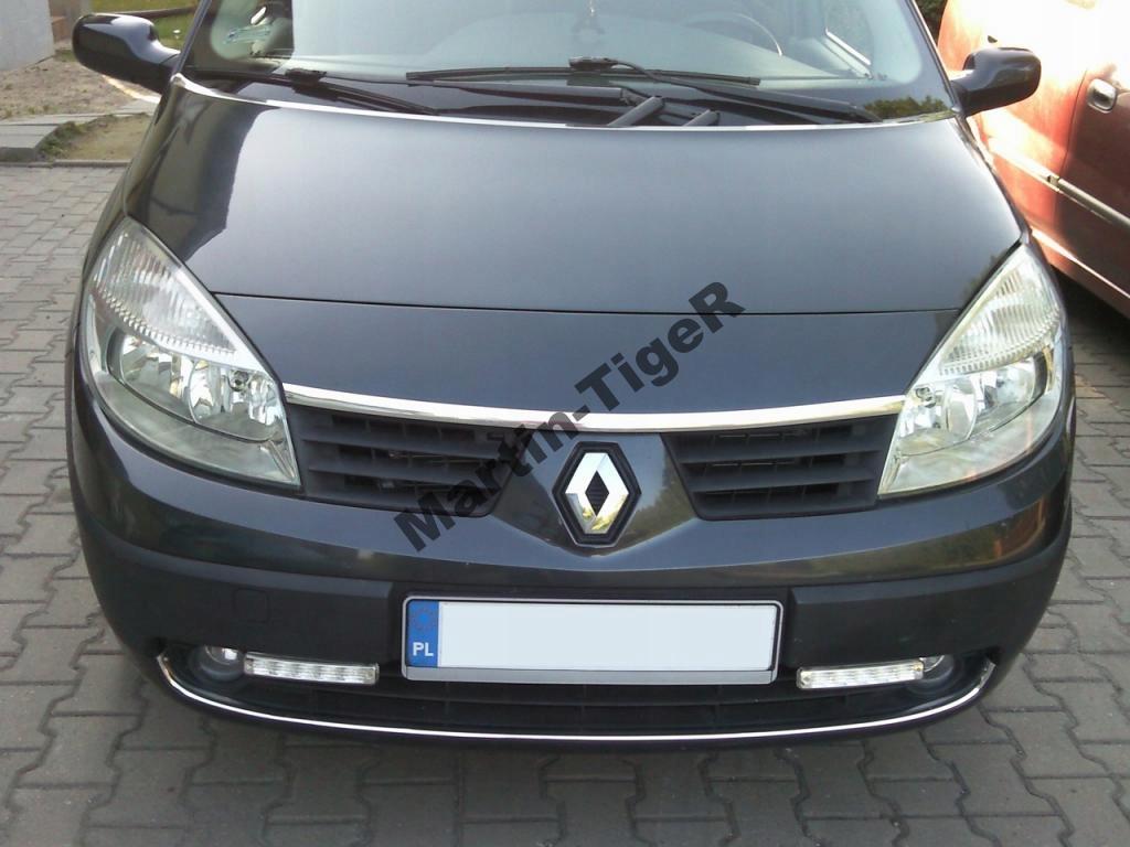 Renault Scenic Ii (Grand) Chrome Front Hood Trim