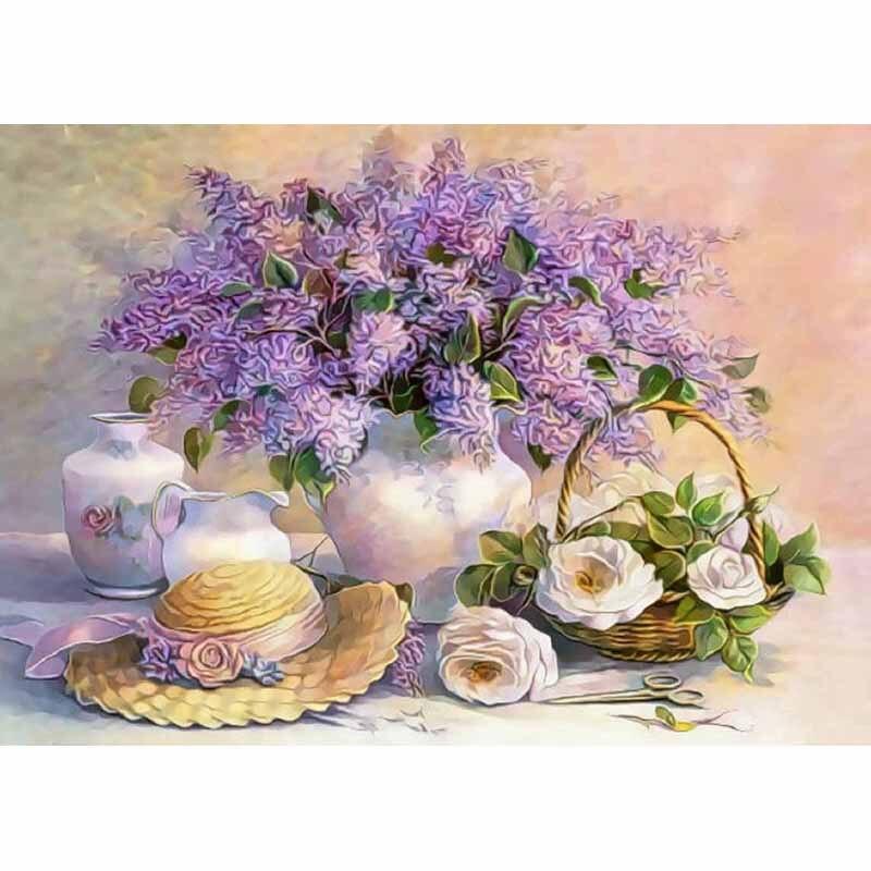 Новый 5D DIY алмазная живопись полный круглый дрель пейзаж вышивка крестиком цветок Алмазная вышивка ремесла домашний декор художественный подарок