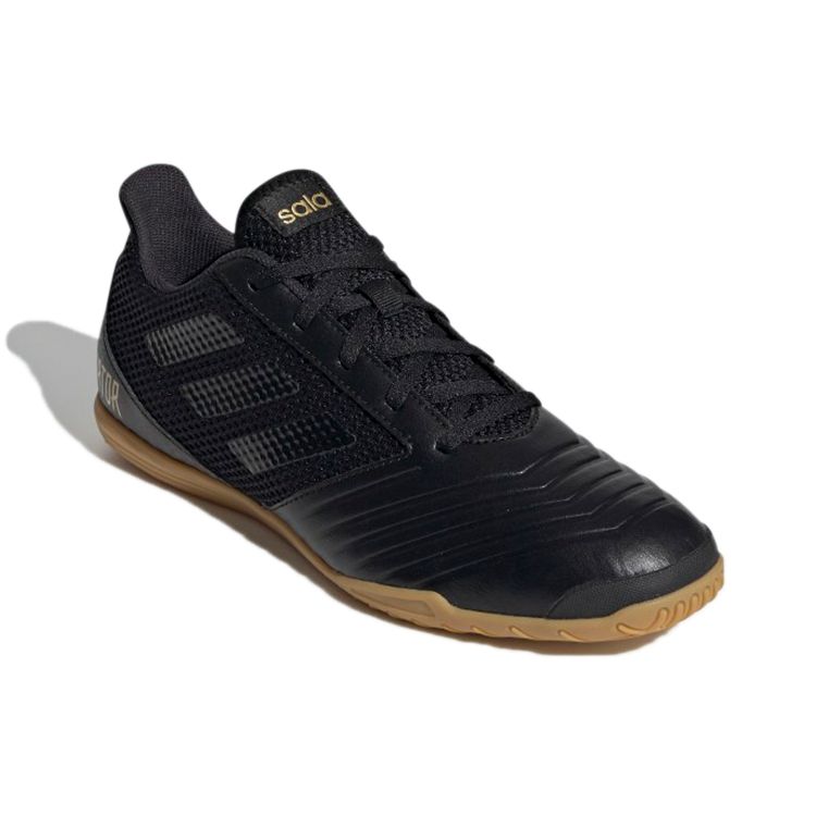 adidas Кроссовки для зала Predator 19.4 Sala Black Gum Мужские Core-Black Utility-Black F35633