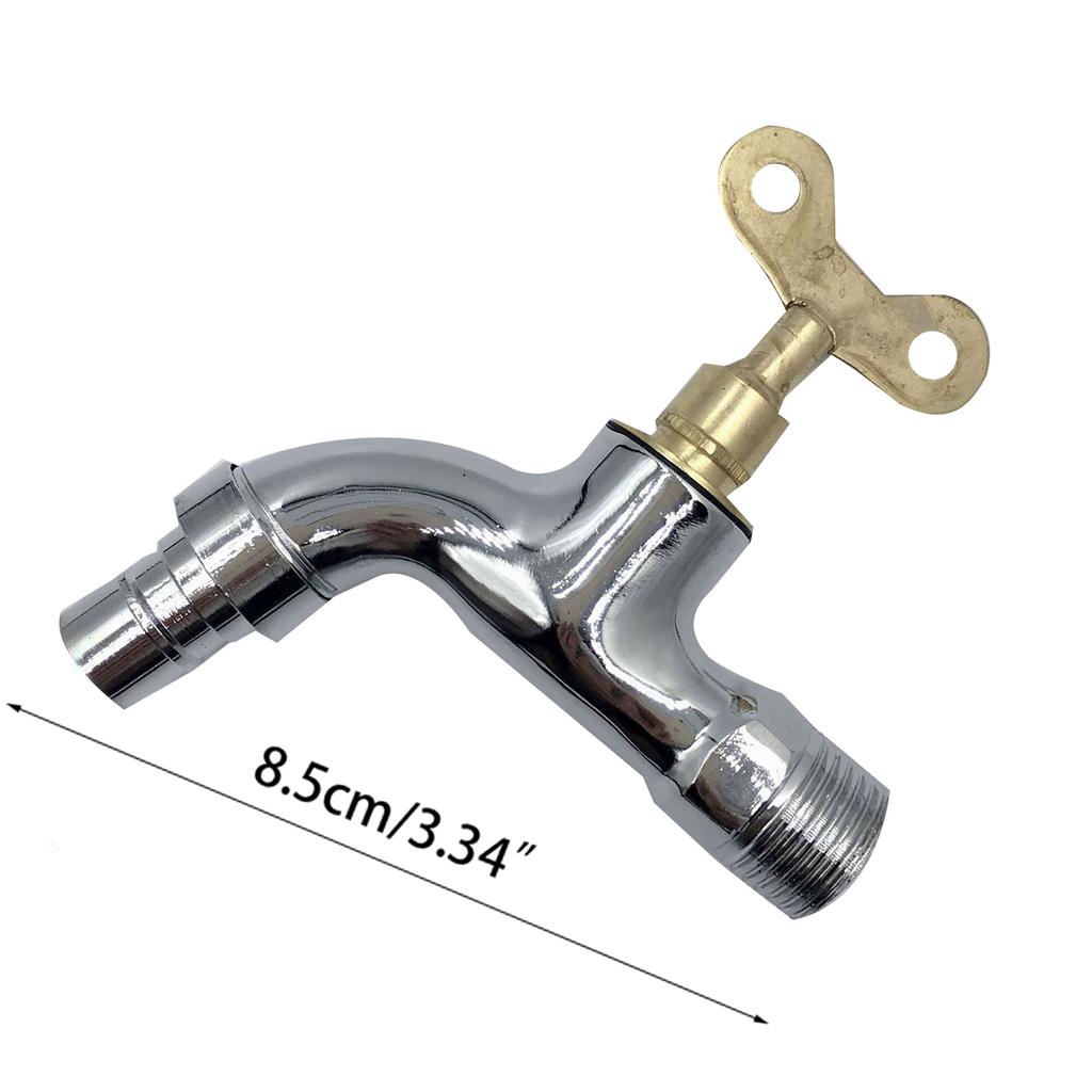 Противоугонный кран для воды с замком для ключа, латунный корпус, одно отверстие для переключателя с ключом, краны для кухни и улицы