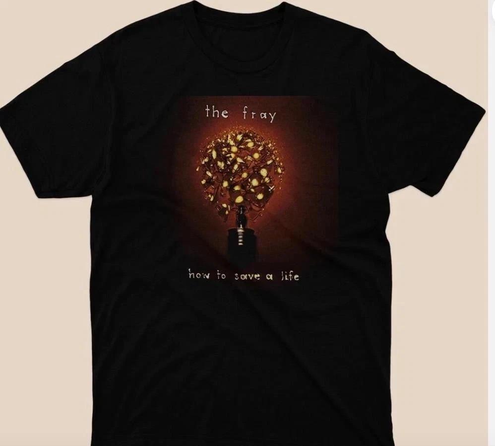 Life The Fray Classic Black T shirt Size S to 5XL