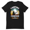 Camping T Shirt For Unisex And Unisex With Champagne Make It Phenounisexal Party Favor S