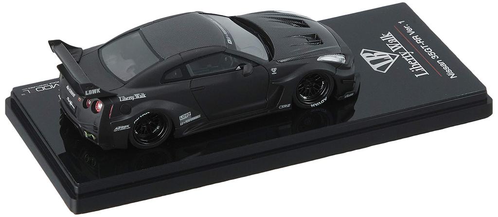TSM MODEL WORKS GT Nissan Version 1 Matte Black Finished Product 1/43 LB-Silhouette 35GT-RR