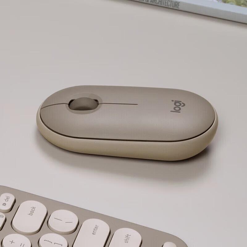 Logitech Беспроводная Bluetooth бесшумная мышь Pebble