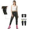 Womens Camo Motorcycle Riding Pants With Extended Protective Padding Fall Season
