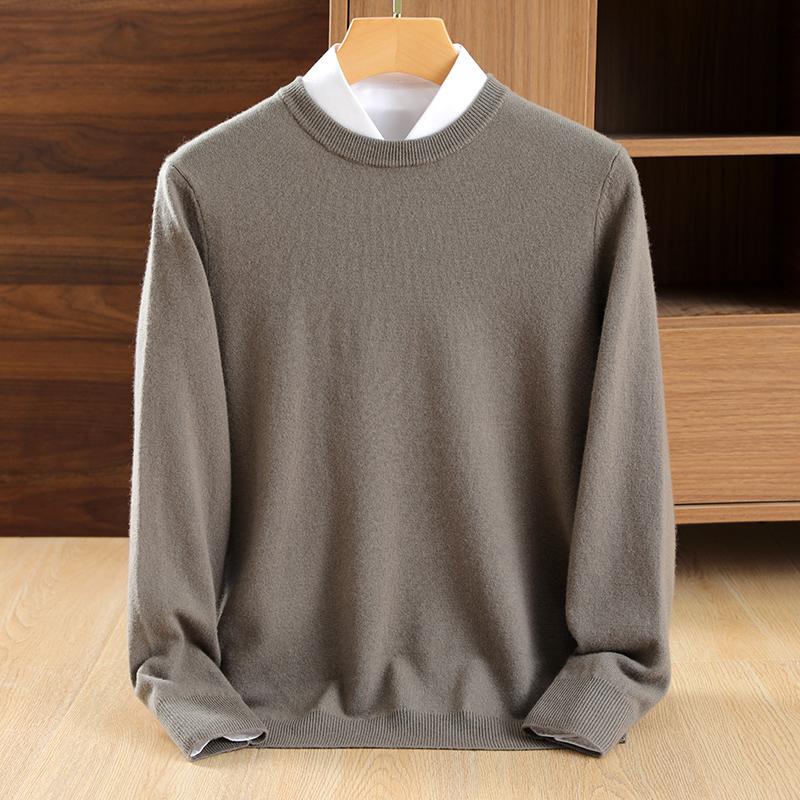 Мужской кашемировый свитер Qinghe кашемир 30% кашемир 70% шерсть мужской осенне-зимний кашемир мягкий и теплый