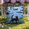 Cartoon movie F-Flow Cushion Cover Home & Car Dual-Scene Pillow Cover: Reversible for Premium Comfort