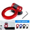 Car Rear Front Trailer Simulation Racing Ring Universal ABS Car Styling Racing Tow Hook Sticker Decoration Vehicle Towing Hook