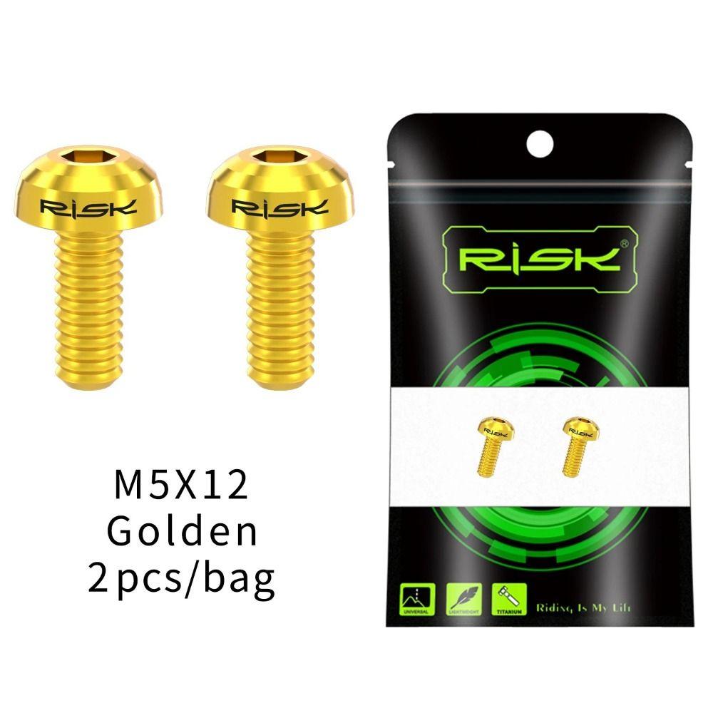 2pcs Fixing Bolts Bicycle Water Bottle Cage Bolts Bicycle Water Bottle Fixed Screws MTB