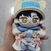 Little Bear Hat 20cm Doll Clothes Outfit Plaid Skirt Doll Clothes Set  Children's Gift