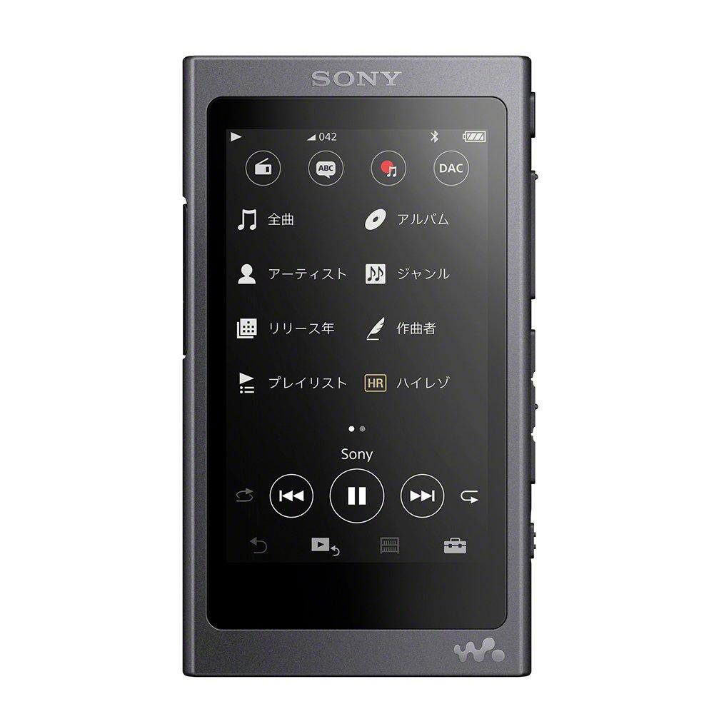 Sony Walkman серии A 32 ГБ разрешение до 39 часов непрерывного шумоподавления наушники 2017 серовато-черный B NW-A46HN Bluetooth/microSD/high