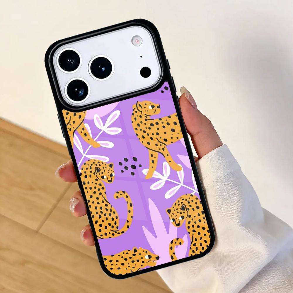 Cheetah Panther Mobile Phone Case for IPhone 17 AIR 16pro Max 15 14 13 12 11 Bumper Cover