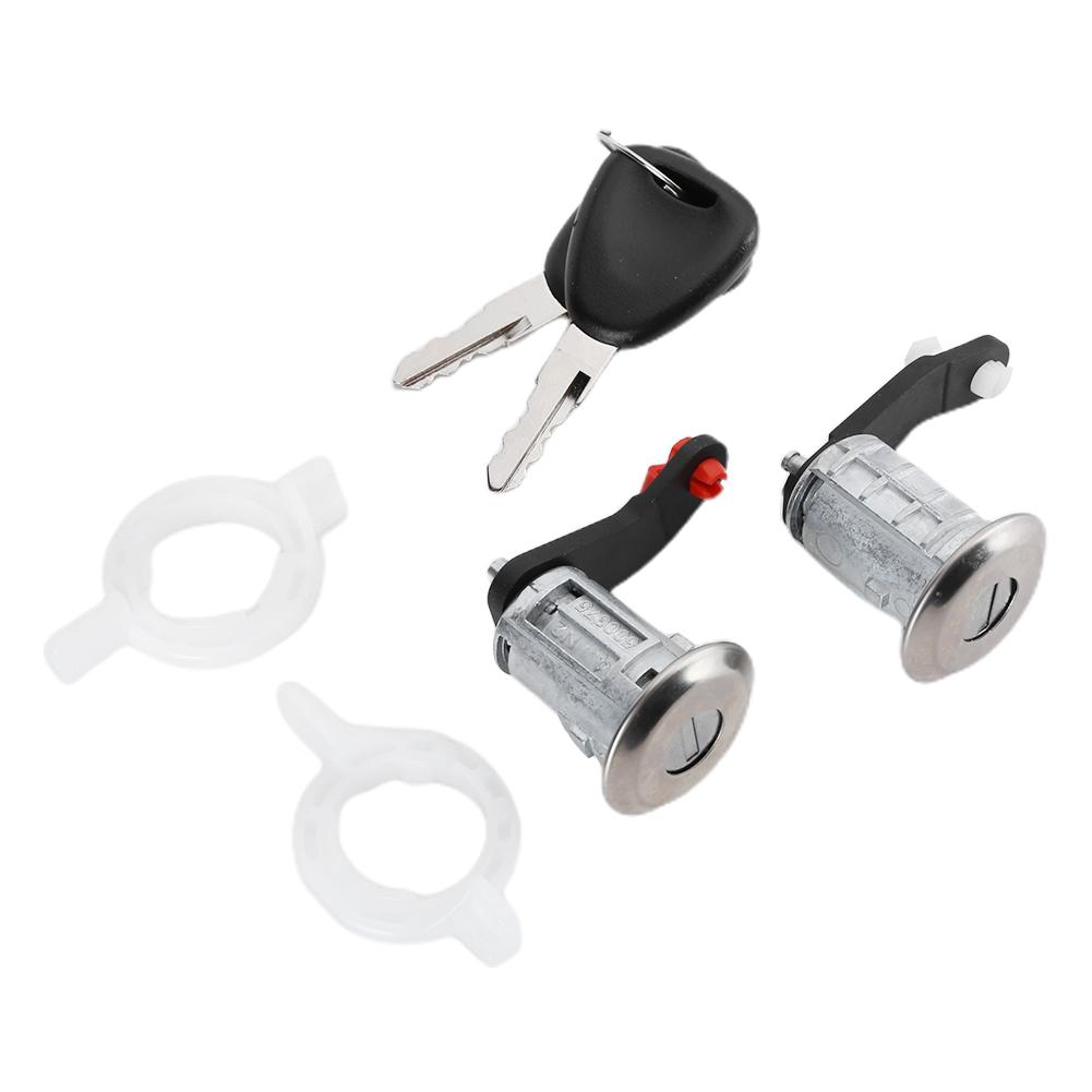 Цилиндр замка левой и правой двери с 2 ключами 7701470944 Подходит для Renault Master 1998‑2016