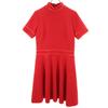PAUL&JOE Сделано во Франции Платье с коротким рукавом 38 Красный Женский Б/У