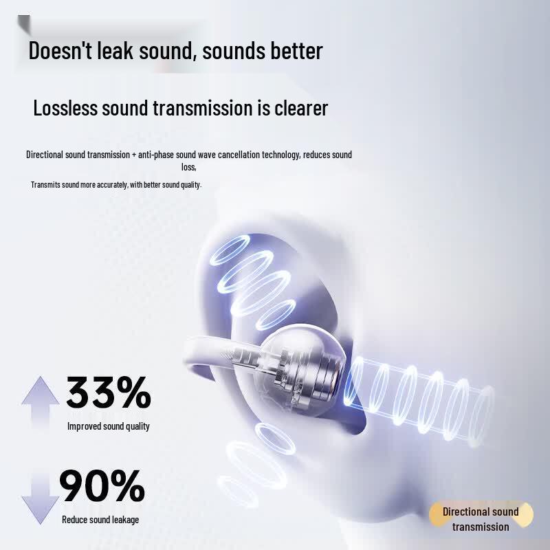Lenovo Беспроводные Bluetooth-наушники с костной проводимостью и открытым дизайном