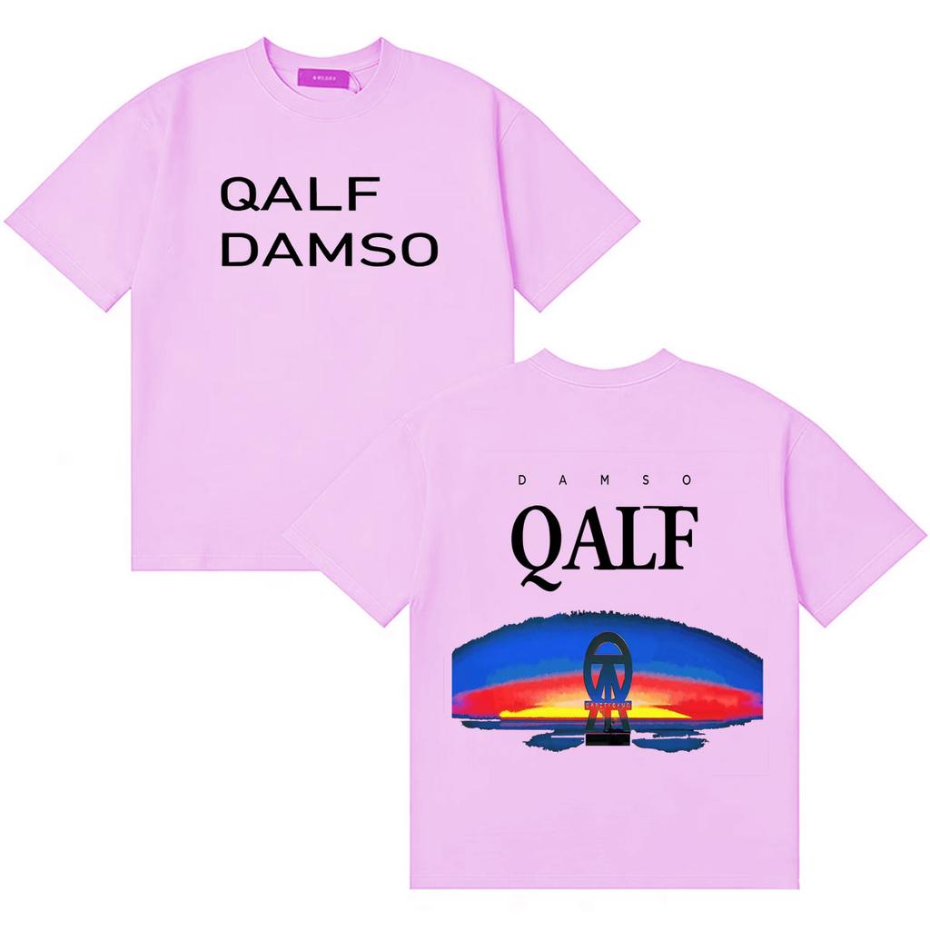 French Singer Damso Qalf Fashion Album T Shrit Oversize Hot Sale Short Sleeve T Shirts Unisex Women Y2K Cozy Loose Tshrit Teenagers
