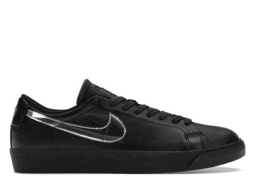 Nike Dancer Skateboards X Zoom Blazer SB Low Black Metallic Silver - HJ6703-001