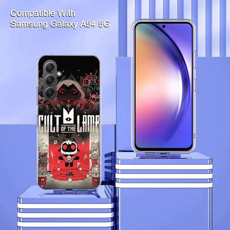 Game C-Cult Of The Lamb Phone Case for Samsung A16 A26 A36 A56 A17 A37 A57 A07 A06 A02S A03 A04S A05S Galaxy Note 20 10 A50S A71