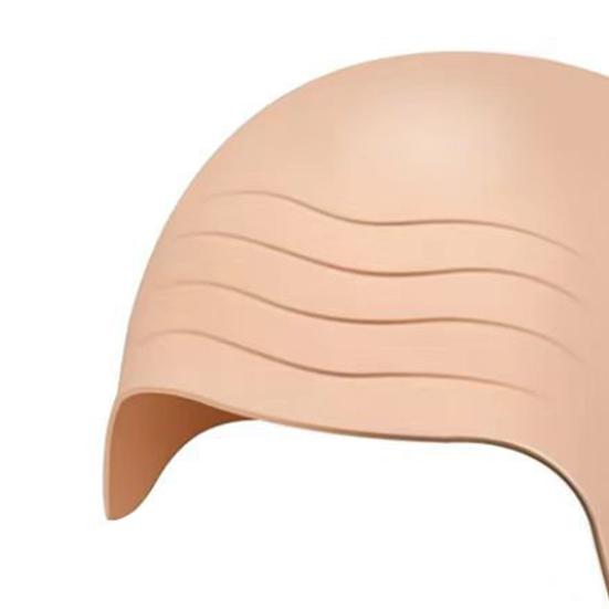Wig Headgear Soft Makeup Latex Bald Hat Wig Adjustable Size Reusable Mesh Cover Film Television Performance Dress Up Props Men Costume Accessories