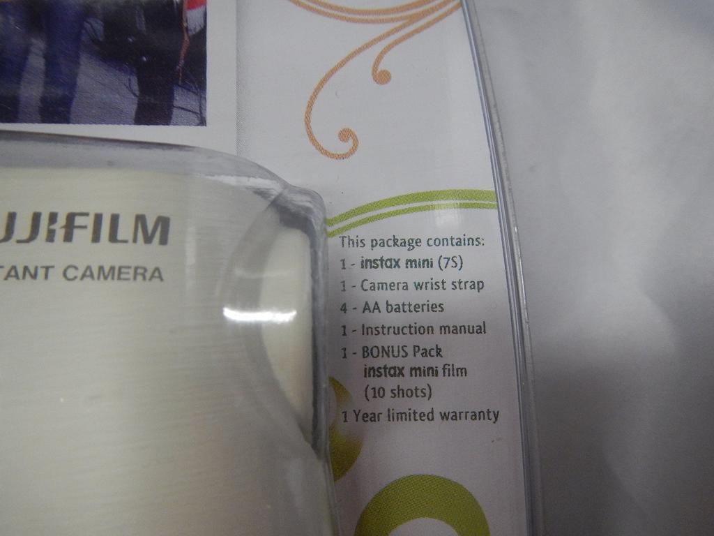 FUJIFILM instax mini7S Cheki Белый INIS MINI 7S WT