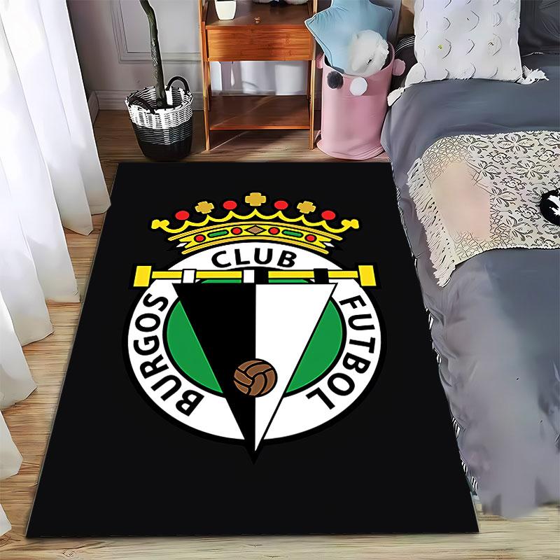 Burgos Club Futbol Emblem suitable as a non-slip mat for the living room or bedroom sofa