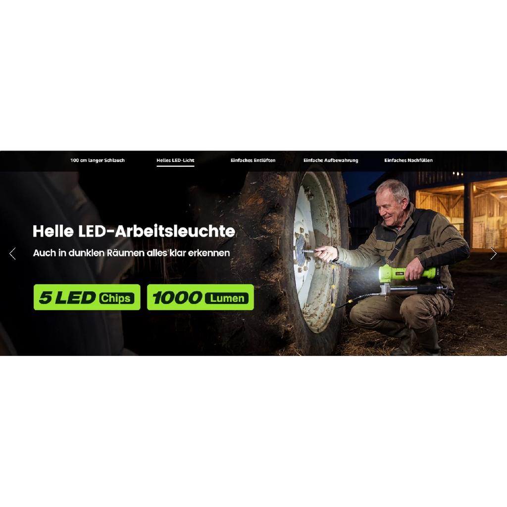 Taskstar 10000PSI Электрический пистолет для смазки Комплект 1м Гибкий шланг Беспроводной Электрический маслоinжектор Жировая машина Для аккумулятора Makita 18V Штырь