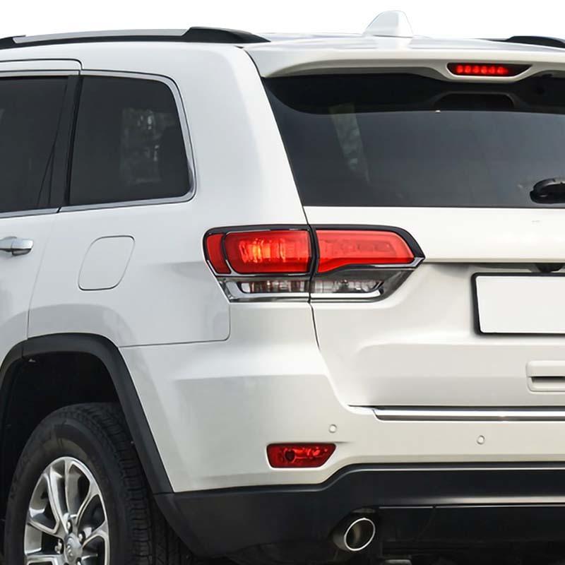 Декоративные наклейки на задние фонари автомобиля для Jeep Grand Cherokee 2014-2020, внешние аксессуары для автомобиля, АБС-пластик
