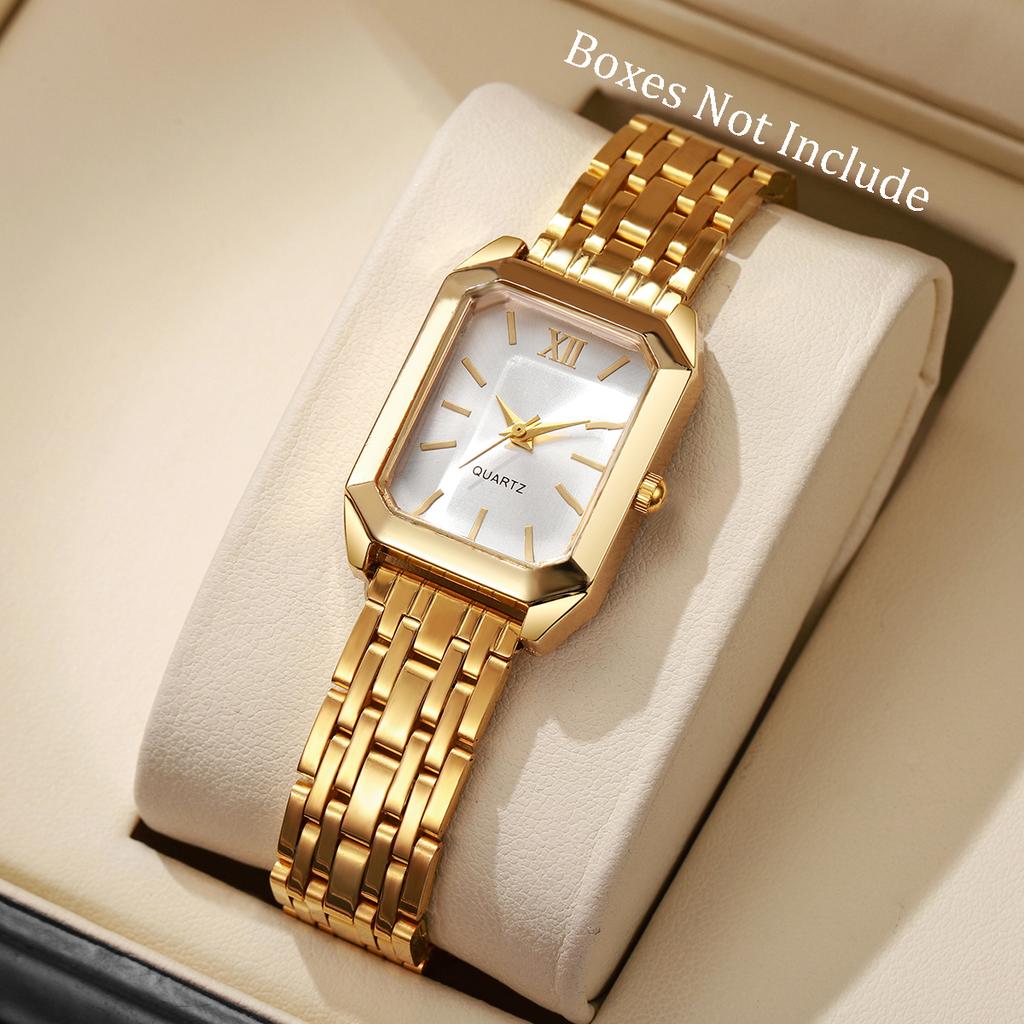 Xiaomi 1/8PCS Fashion Rectangle Women Quartz Wristwatch Casual Ladies Watches Girls Clock Reloj Mujer(Without Box)