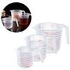 Cup Marking Clear Plastic Measuring Cup With Spout With Handles Plastic Mug Graduated Measuring Cups Flour Measuring