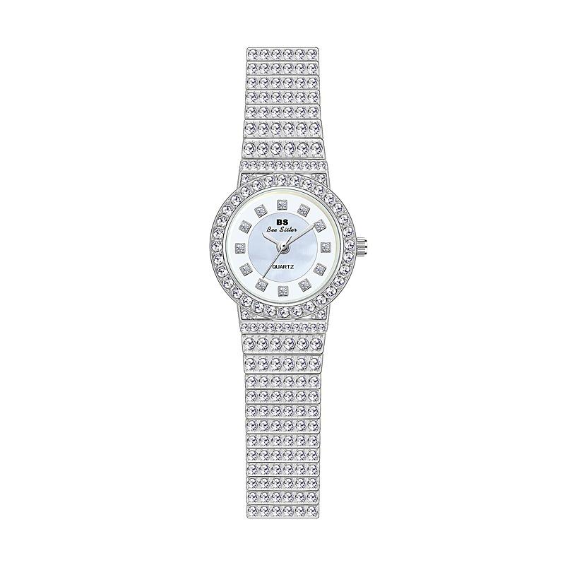 BEE SISTER BS Women Watch Famous Luxury Brands Diamond Ladies Wrist Watches Female Small Wristwatch Rose Gold Watch