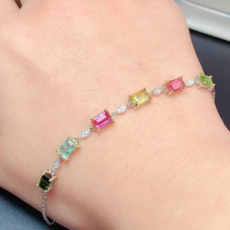 Sace Gems Цирконовый браслет, ювелирные изделия, геометрические бусины, браслеты-цепочки, модный тонкий свадебный подарок для подруги, женщины