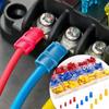200PCS Insulated Wire Terminals Set Cold Press Electrical Connectors PVC Insulated Crimp Terminals For Home & Auto