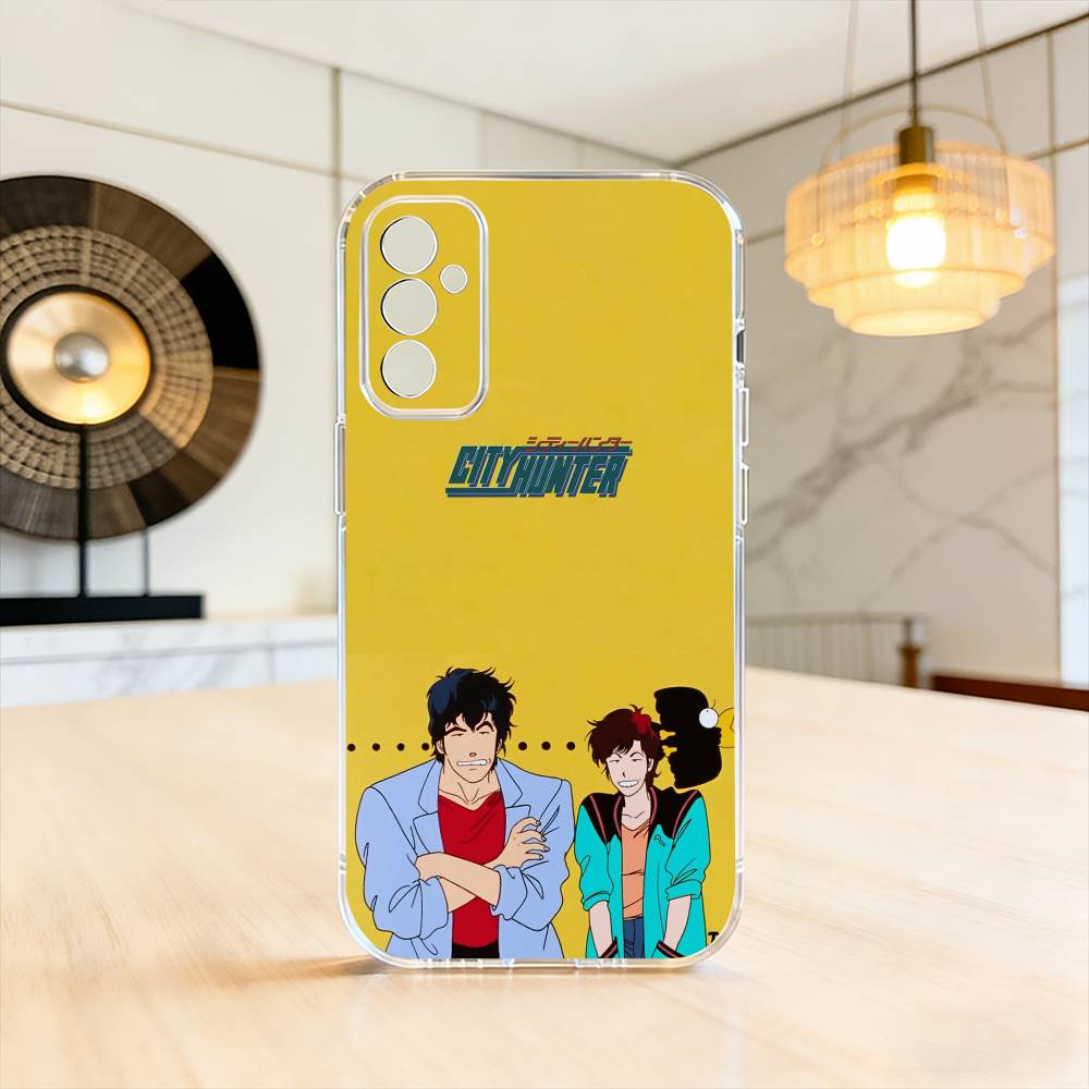 R-Retro City Hunter Комикс Чехол для телефона для SamsungA10,12,20,21S,30,31,40,50,51,52,70,71 Прозрачный чехол