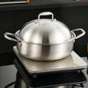 Крышка для кастрюли WOK из нержавеющей стали 316, тяжелая паровая кастрюля, посуда