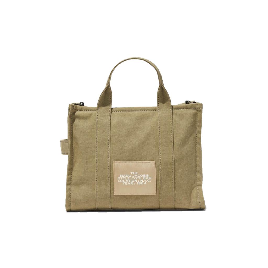 Marc Jacobs Тканевая сумка-тоут с логотипом-буквой для поездок на работу Женские сумки-тоут Черная M0016161-GN