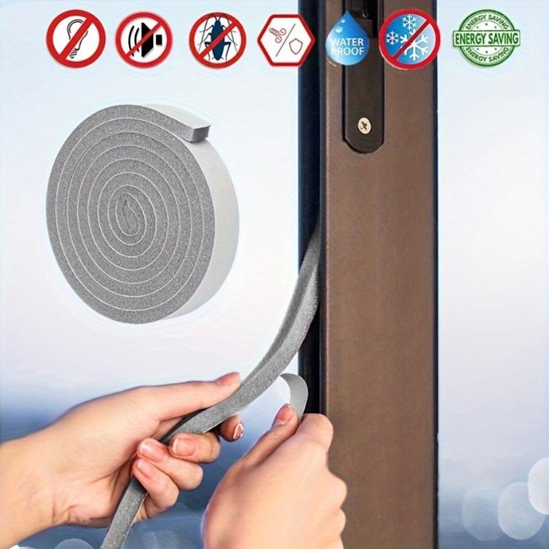 2 шт. Самоклеящаяся звукоизоляционная уплотнительная лента для дверей и окон Звукоизоляция двери Утепление окон на зиму Уплотнитель для окон кондиционера
