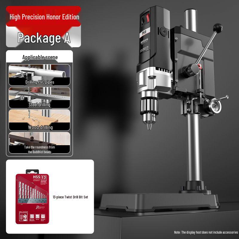 Высокомощный промышленный настольный сверлильный станок 220В: Многофункциональный бытовой дрель
